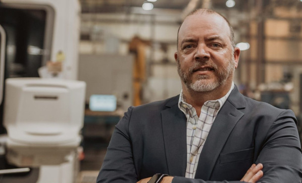 Mike Payne at His Company, Hill Manufacturing and Fabrication