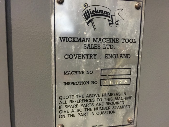 Wickman 1" 8-Spindle