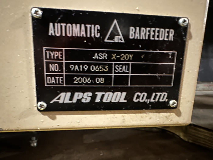 ALPS Bar Feed ASR X-20Y