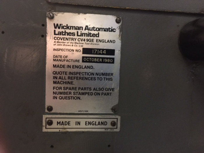Wickman 1" 6-Spindle