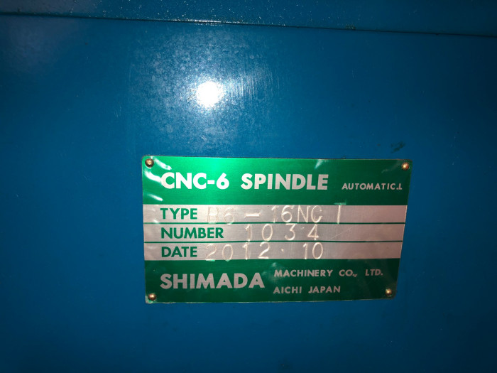 Shimada B6-16NC T Multi-Spindle Screw Machine