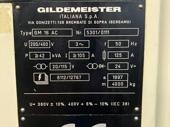 Gildemeister GM16 AC